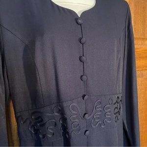 Sheri Marten Womens Midnight Blue Dress Size 12